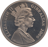 2006 ONE CROWN GIBRALTAR F443 - WORLD COINS - Cambridgeshire Coins