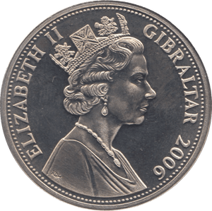 2006 ONE CROWN GIBRALTAR F444 - WORLD COINS - Cambridgeshire Coins