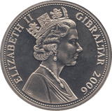 2006 ONE CROWN GIBRALTAR F444 - WORLD COINS - Cambridgeshire Coins