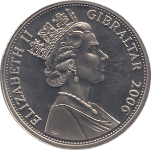 2006 ONE CROWN GIBRALTAR F447 - WORLD COINS - Cambridgeshire Coins