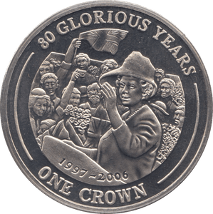 2006 ONE CROWN GIBRALTAR F447 - WORLD COINS - Cambridgeshire Coins