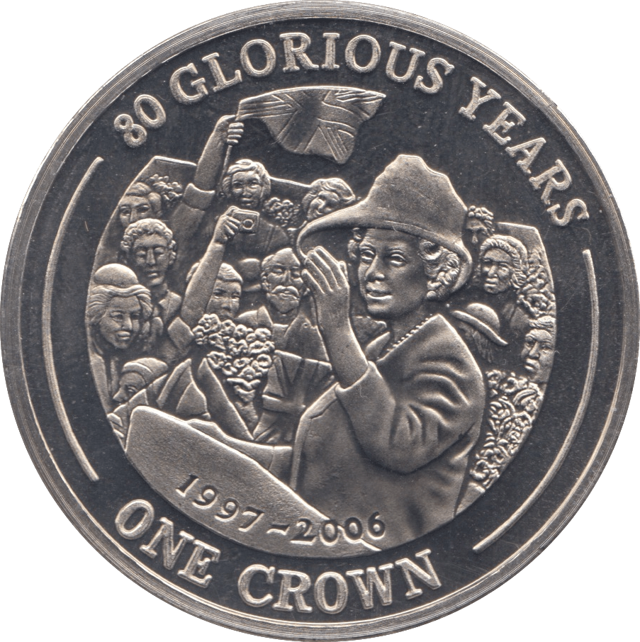 2006 ONE CROWN GIBRALTAR F447 - WORLD COINS - Cambridgeshire Coins