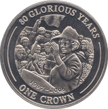 2006 ONE CROWN GIBRALTAR F447 - WORLD COINS - Cambridgeshire Coins