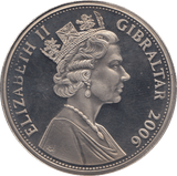 2006 ONE CROWN GIBRALTAR F450 - WORLD COINS - Cambridgeshire Coins