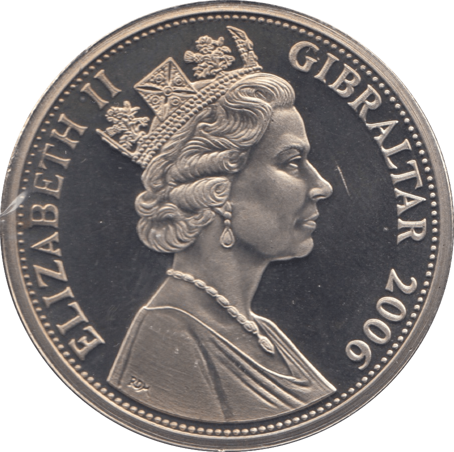 2006 ONE CROWN GIBRALTAR F477 - WORLD COINS - Cambridgeshire Coins