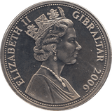 2006 ONE CROWN GIBRALTAR F505 - WORLD COINS - Cambridgeshire Coins