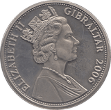 2006 ONE CROWN GIBRALTAR - WORLD COINS - Cambridgeshire Coins