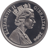 2006 ONE CROWN GIBRALTAR - WORLD COINS - Cambridgeshire Coins