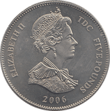 2006 ONE CROWN TRISTAN DA CUNHA - WORLD COINS - Cambridgeshire Coins