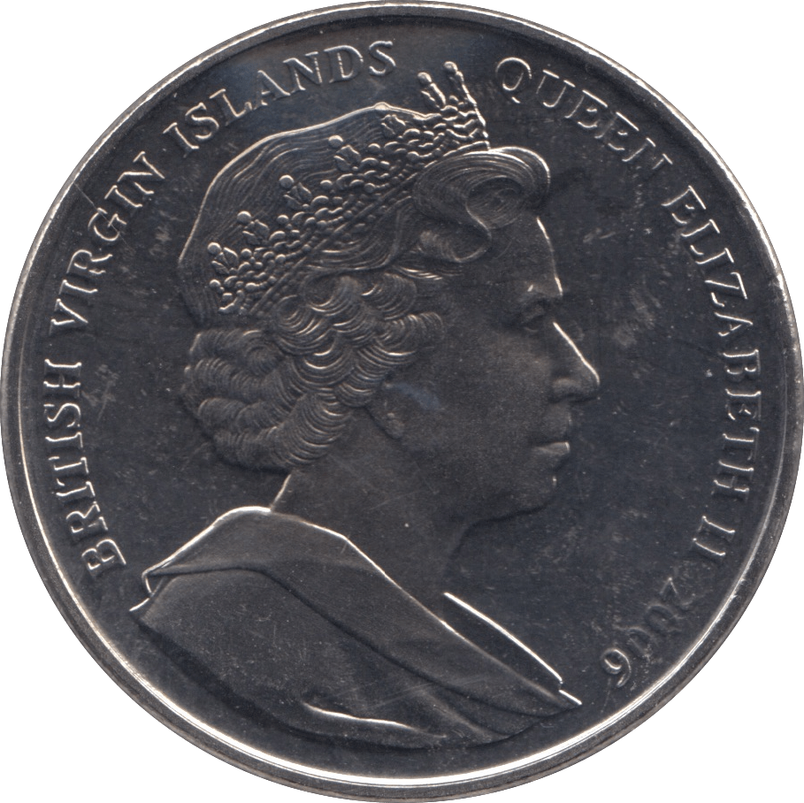 2006 ONE DOLLAR BRITISH VIRGIN ISLANDS F195 - WORLD COINS - Cambridgeshire Coins