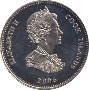 2006 ONE DOLLAR COOK ISLANDS 80 YEARS OF TELEVISION - WORLD COINS - Cambridgeshire Coins
