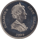 2006 ONE DOLLAR COOK ISLANDS 80 YEARS OF TELEVISION - WORLD COINS - Cambridgeshire Coins