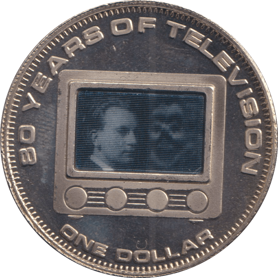 2006 ONE DOLLAR COOK ISLANDS 80 YEARS OF TELEVISION - WORLD COINS - Cambridgeshire Coins