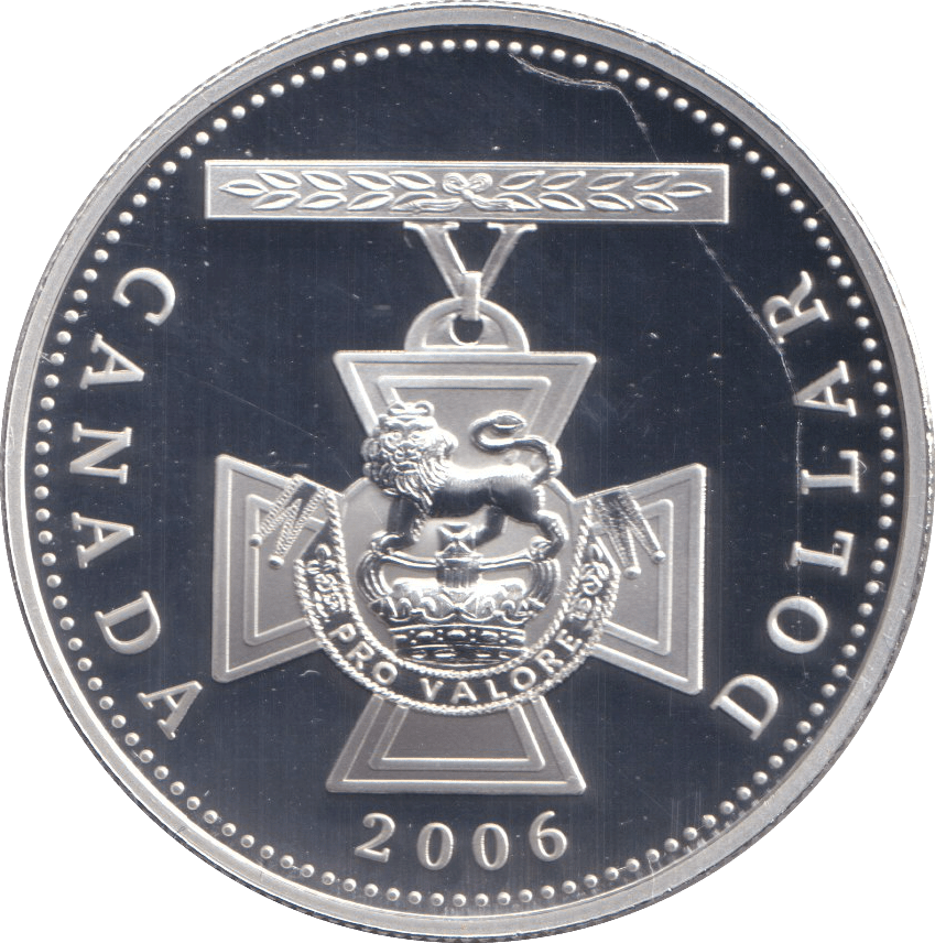 2006 ONE DOLLAR SILVER PROOF CANADA - SILVER WORLD COINS - Cambridgeshire Coins