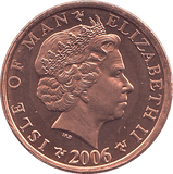 2006 ONE PENCE SANTON WAR MEMORIAL ( BU ) - WORLD COINS - Cambridgeshire Coins