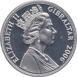 2006 SILVER .925 ENGLAND 66 QUEEN AND BOBBY MOORE FIVE POUNDS GIBRALTAR - Silver Proof - Cambridgeshire Coins