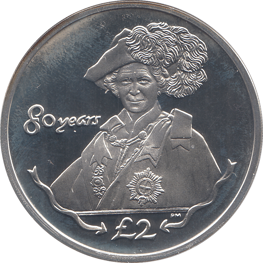 2006 SILVER .925 ORDER OF THE GARTER QUEEN 80TH BDAY TWO POUNDS S.GEORGIA - Silver Proof - Cambridgeshire Coins