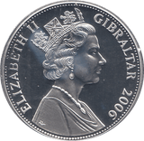 2006 SILVER .925 QUEEN ELIZABETH II 80 GLORIOUS YEARS FIVE POUNDS GIBRALTAR - Silver Proof - Cambridgeshire Coins