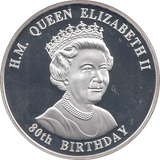 2006 SILVER .999 CROWNED QUEEN 80TH.BDAY 10 KWACHA REP.OF MALAWI - Silver Proof - Cambridgeshire Coins