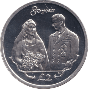 2006 SILVER CROWN 80 YEARS ( PROOF ) - SILVER WORLD COINS - Cambridgeshire Coins