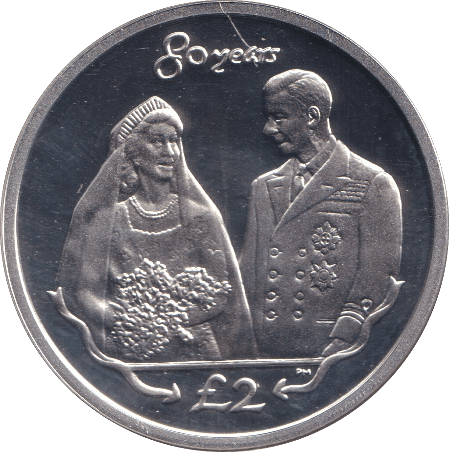 2006 SILVER CROWN 80 YEARS ( PROOF ) - SILVER WORLD COINS - Cambridgeshire Coins