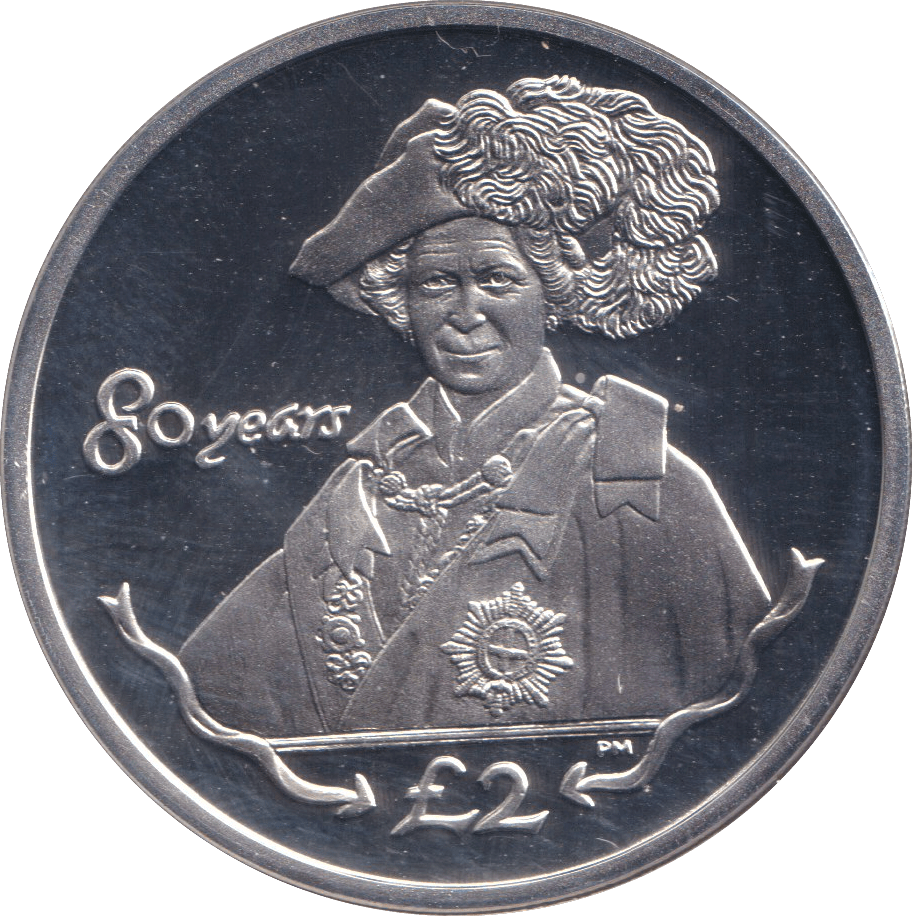 2006 SILVER CROWN 80 YEARS ( PROOF ) - SILVER WORLD COINS - Cambridgeshire Coins