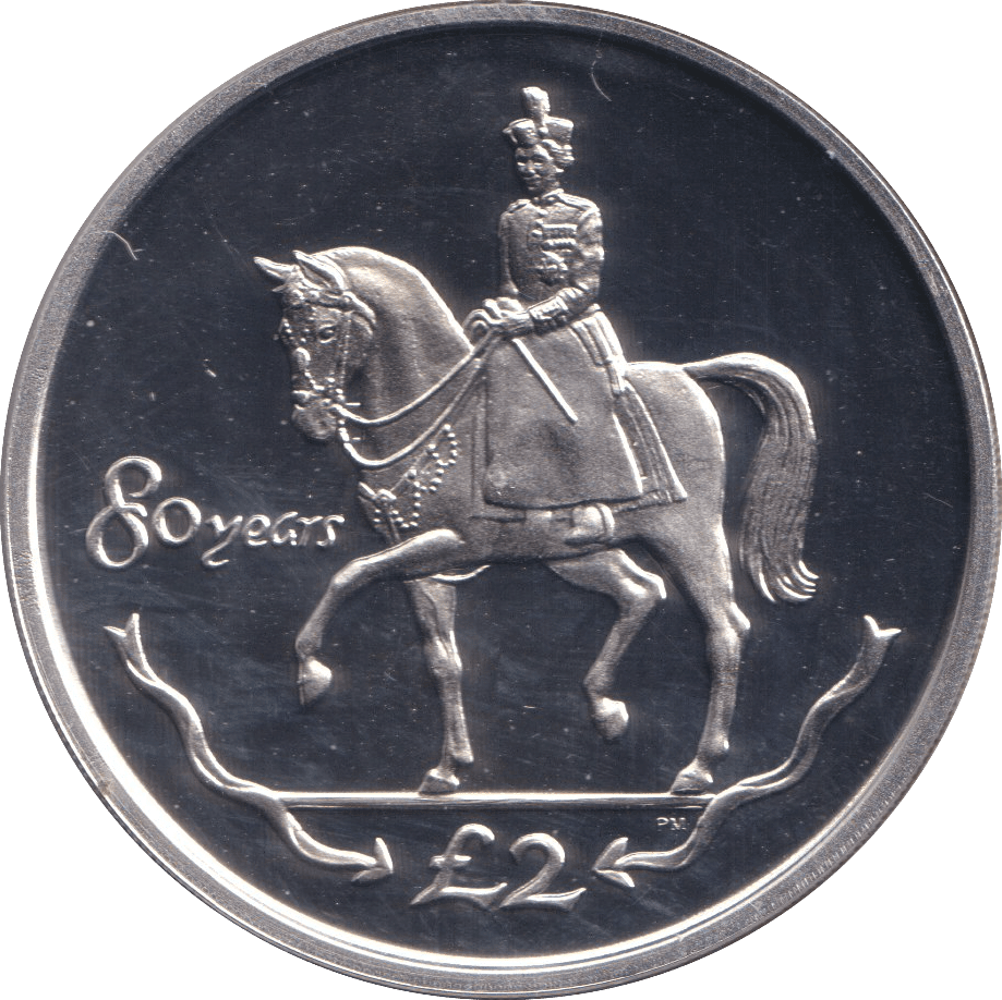 2006 SILVER CROWN 80 YEARS ( PROOF ) - SILVER WORLD COINS - Cambridgeshire Coins