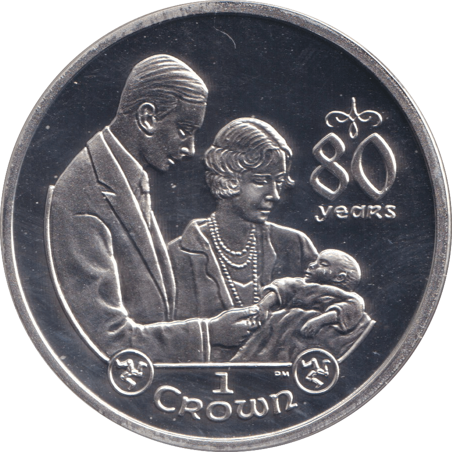 2006 SILVER CROWN 80 YEARS ( PROOF ) - SILVER WORLD COINS - Cambridgeshire Coins