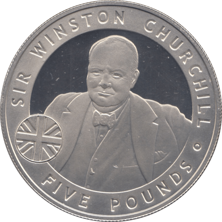 2006 SILVER FIVE POUNDS SIR WINSTON CHURCHILL BAILIWICK OF JERSEY - SILVER WORLD COINS - Cambridgeshire Coins