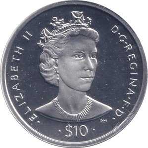 2006 SILVER PROOF 10 DOLLAR ELIZABETH II - SILVER WORLD COINS - Cambridgeshire Coins
