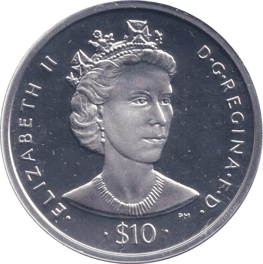2006 SILVER PROOF 10 DOLLAR ELIZABETH II - SILVER WORLD COINS - Cambridgeshire Coins