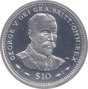 2006 SILVER PROOF 10 DOLLAR GEORGE V - SILVER WORLD COINS - Cambridgeshire Coins