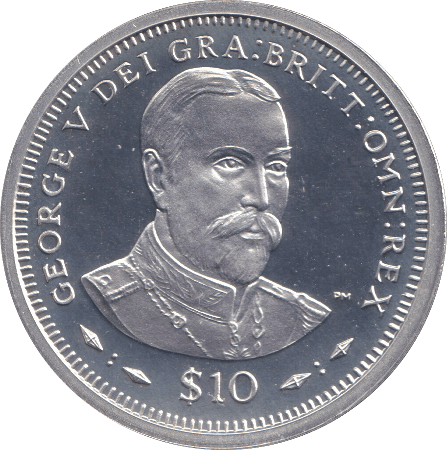 2006 SILVER PROOF 10 DOLLAR GEORGE V - SILVER WORLD COINS - Cambridgeshire Coins