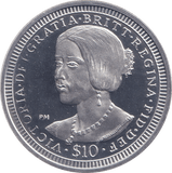 2006 SILVER PROOF 10 DOLLAR VICTORIA - SILVER WORLD COINS - Cambridgeshire Coins