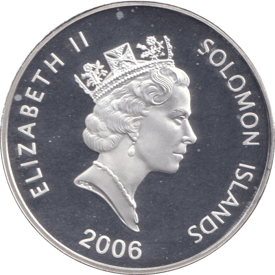 2006 SILVER PROOF 25 DOLLAR TURTLE SHIP - SILVER WORLD COINS - Cambridgeshire Coins