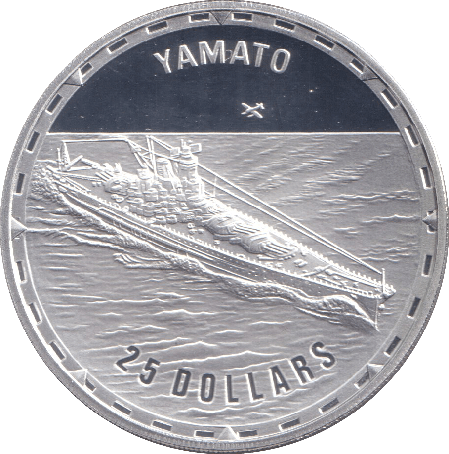 2006 SILVER PROOF 25 DOLLAR YAMATO SOLOMON ISLANDS - SILVER WORLD COINS - Cambridgeshire Coins