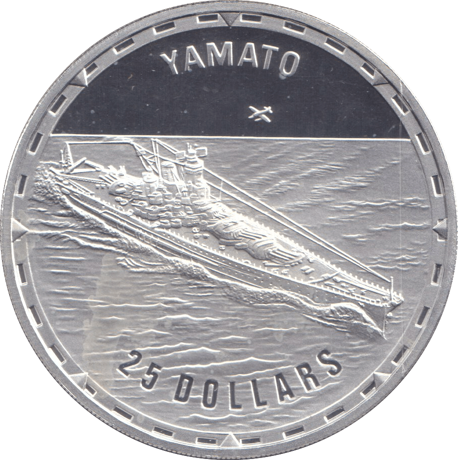 2006 SILVER PROOF 25 DOLLAR YAMATO - SILVER WORLD COINS - Cambridgeshire Coins