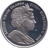 2006 SILVER PROOF BRITISH VIRGIN ISLANDS 10 DOLLARS QUEEN ELIZABETH II 80TH BIRTHDAY - SILVER WORLD COINS - Cambridgeshire Coins