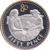 2006 SILVER PROOF FIFTY PENCE FALKLAND ISLANDS - SILVER WORLD COINS - Cambridgeshire Coins