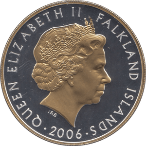 2006 SILVER PROOF FIFTY PENCE FALKLAND ISLANDS - SILVER WORLD COINS - Cambridgeshire Coins