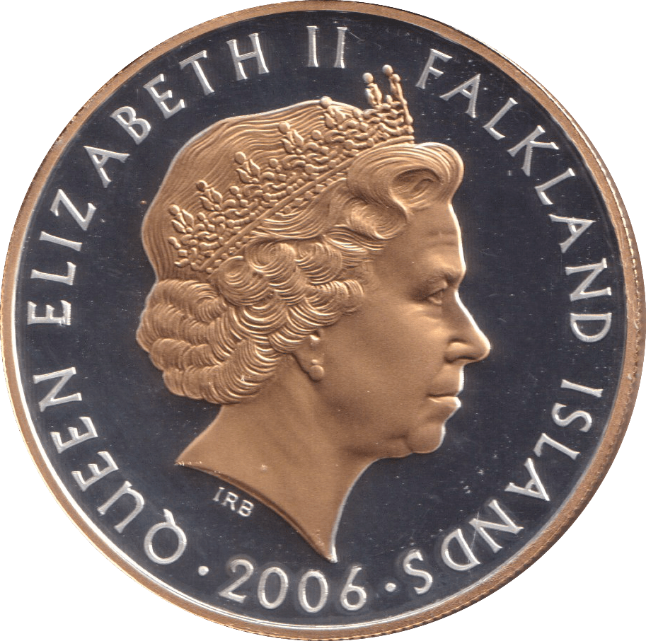 2006 SILVER PROOF FIFTY PENCE FALKLAND ISLANDS - SILVER WORLD COINS - Cambridgeshire Coins