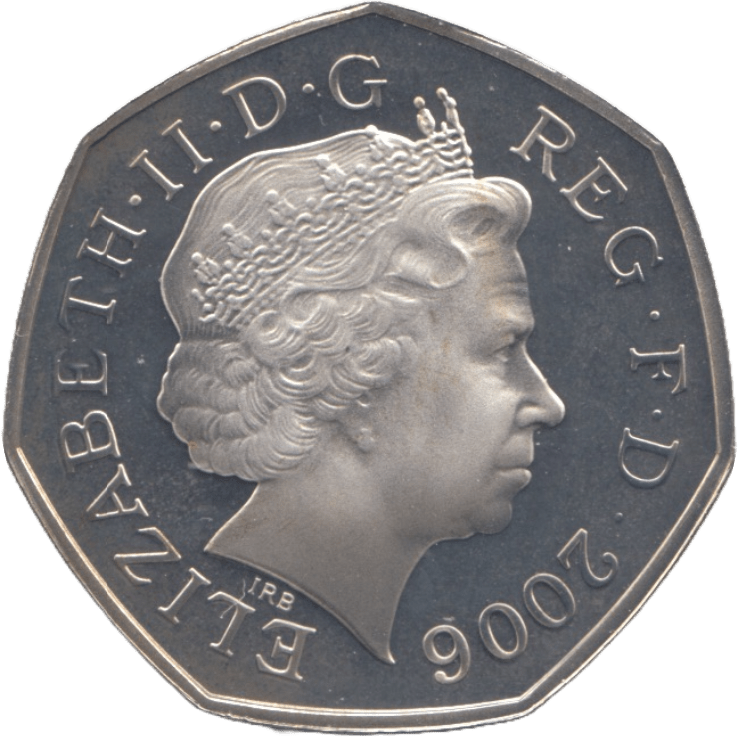 2006 SILVER PROOF FIFTY PENCE HEROIC ACTS - SILVER WORLD COINS - Cambridgeshire Coins