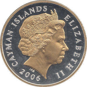 2006 SILVER PROOF FIVE DOLLARS CAYMAN ISLANDS - SILVER WORLD COINS - Cambridgeshire Coins