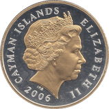 2006 SILVER PROOF FIVE DOLLARS CAYMAN ISLANDS - SILVER WORLD COINS - Cambridgeshire Coins