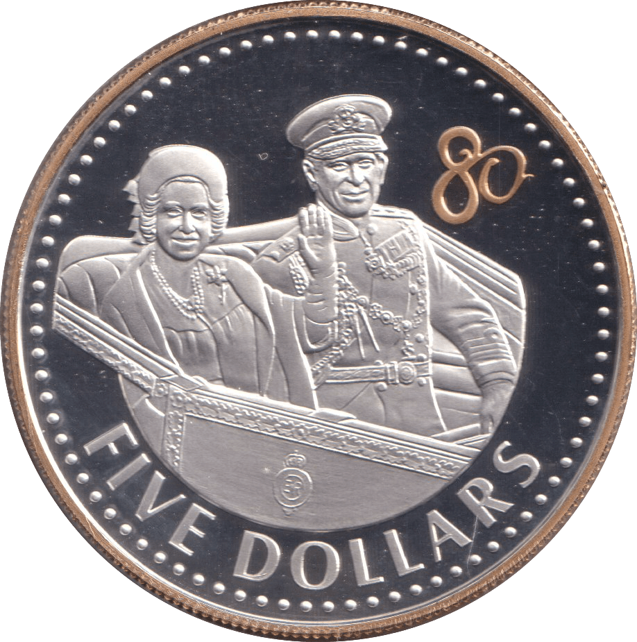 2006 SILVER PROOF FIVE DOLLARS CAYMAN ISLANDS - SILVER WORLD COINS - Cambridgeshire Coins
