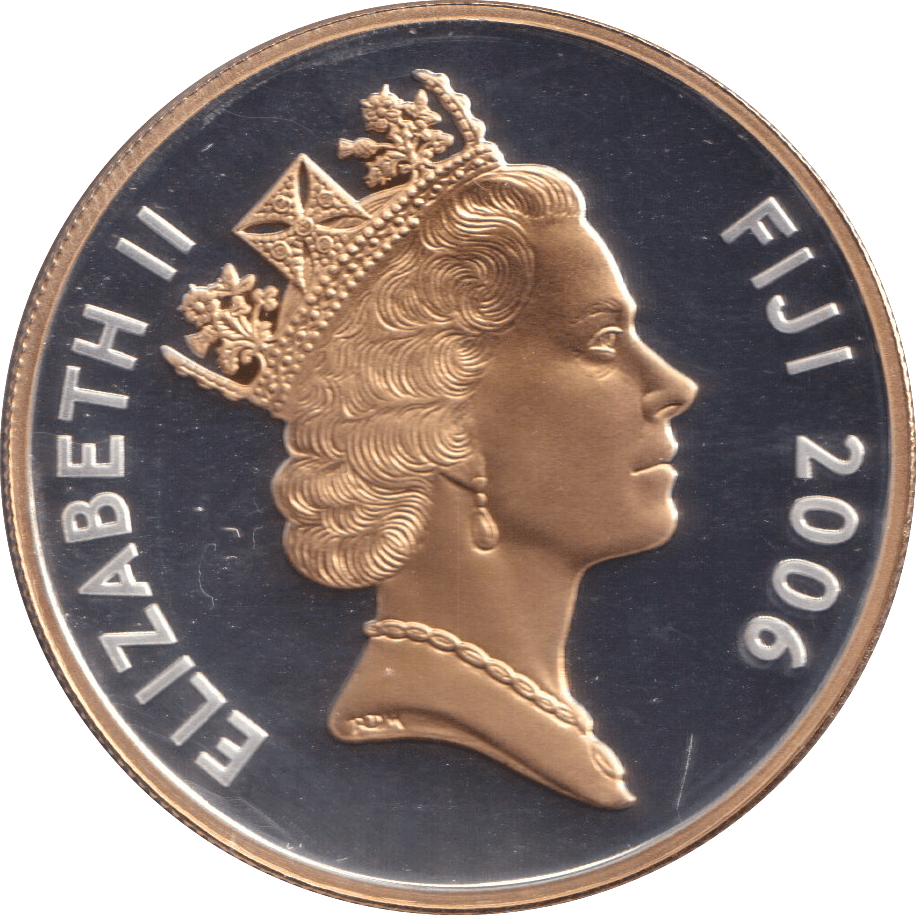 2006 SILVER PROOF FIVE DOLLARS FIJI - SILVER WORLD COINS - Cambridgeshire Coins