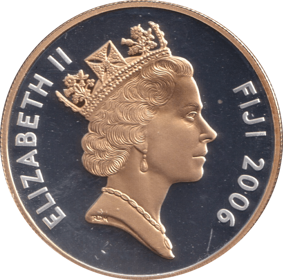 2006 SILVER PROOF FIVE DOLLARS FIJI - SILVER WORLD COINS - Cambridgeshire Coins