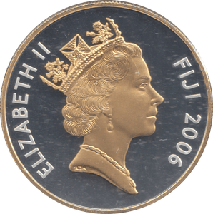 2006 SILVER PROOF FIVE DOLLARS FIJI - SILVER WORLD COINS - Cambridgeshire Coins