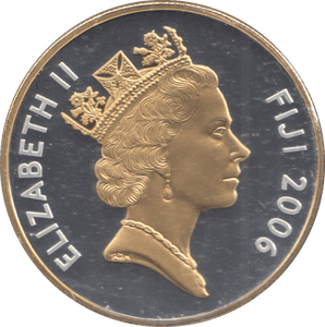 2006 SILVER PROOF FIVE DOLLARS FIJI - SILVER WORLD COINS - Cambridgeshire Coins