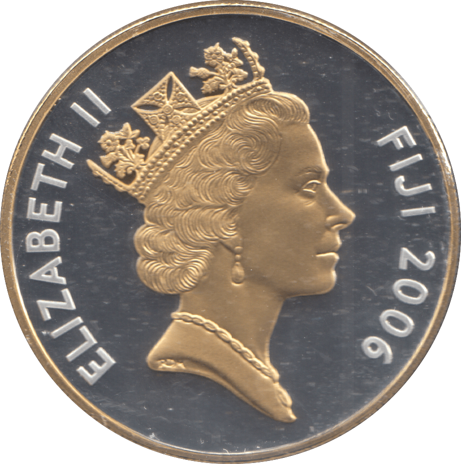 2006 SILVER PROOF FIVE DOLLARS FIJI - SILVER WORLD COINS - Cambridgeshire Coins